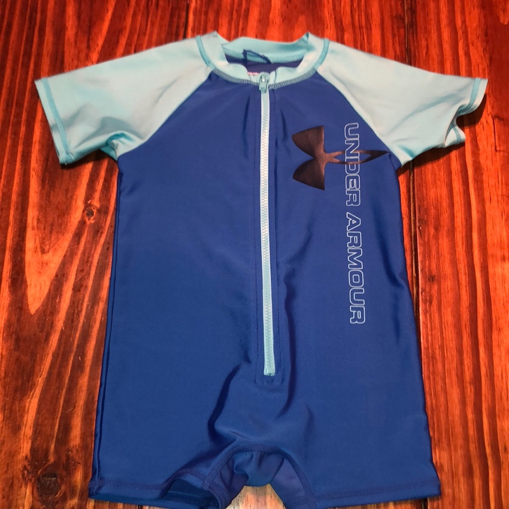 Boys Under Armour Swim Rashguard One Piece